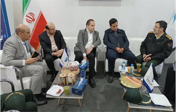 بازدید معاون فاوای فرماندهی انتظامی استان از چهاردهمین نمایشگاه الکامپ گیلان