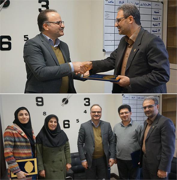 تقدیر مدیر کل امور اقتصادی و دارایی استان از مدیرکل ارتباطات و فناوری اطلاعات گیلان