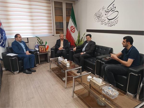 دیدار مدیرعامل گروه آموزشی سازک با مدیرکل ارتباطات و فناوری اطلاعات گیلان