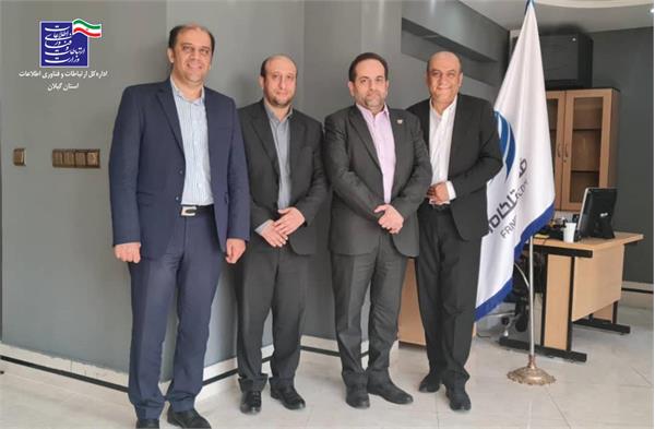 بازدید از دفتر نمایندگی شرکت فناپ تلکام در استان گیلان