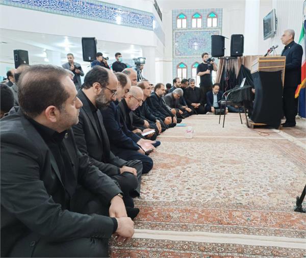برگزاری مراسم عزاداری و سوگواری شهادت آیت الله رئیسی و همراهان در دانشگاه گیلان