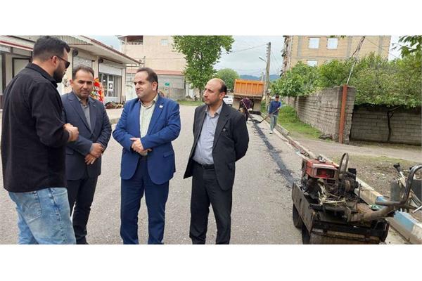 بازدید میدانی از آخرین وضعیت پیشرفت پروژه فیبر نوری منازل و کسب و کارها در شهر لوندویل شهرستان آستارا