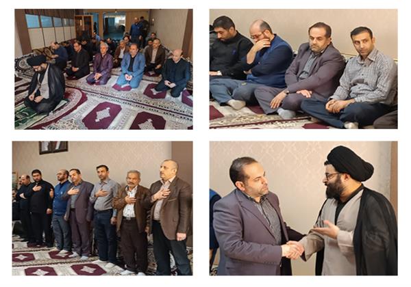 برگزاری مراسم عزاداری شهادت حضرت فاطمه زهرا (س) در اداره کل ارتباطات استان