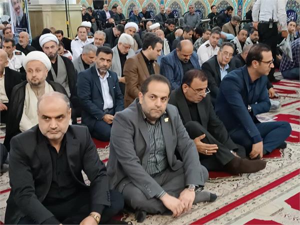 اجتماع محکومیت جنایت رژیم غاصب صهیونیستی در به شهادت رساندن سید مقاومت، شهید سید حسن نصرالله با حضور استاندار و با سخنرانی آیت الله فلاحتی نماینده ولی فقیه در استان گیلان و امام جمعه رشت