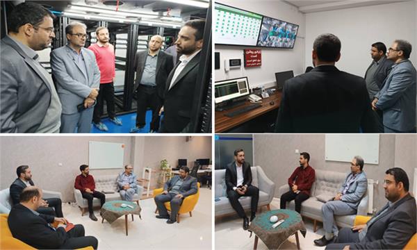 بازدید معاون وزیر ارتباطات و مدیرکل ICT استان از شرکت ارتباطات نت میهن