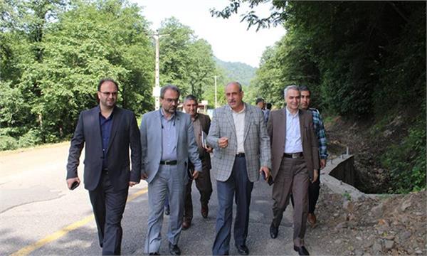 بازدید مدیرکل ICT استان به همراه فرماندار شهرستان رضوانشهر از پروژه فیبر تار پونل تا سنگده