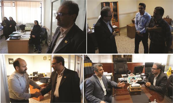 بازدید مدیرکل ارتباطات و فناوری اطلاعات استان از اداره کل پست