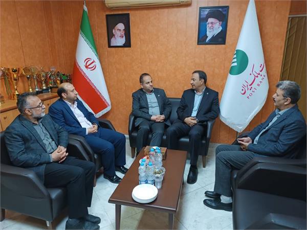 دیدار مدیر شعب پست بانک گیلان با مدیرکل ارتباطات و فناوری اطلاعات استان