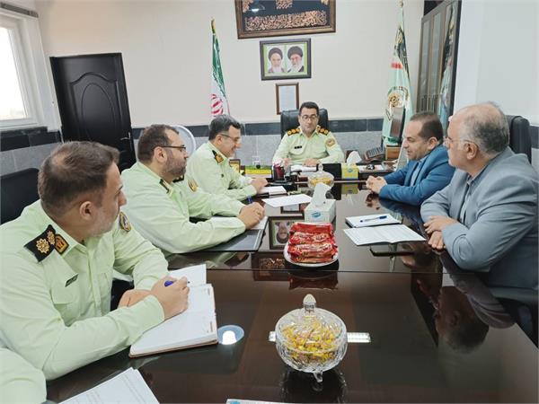 نشست مشترک اداره‌کل ارتباطات و فناوری اطلاعات استان با فرماندهی فراجا استان گیلان