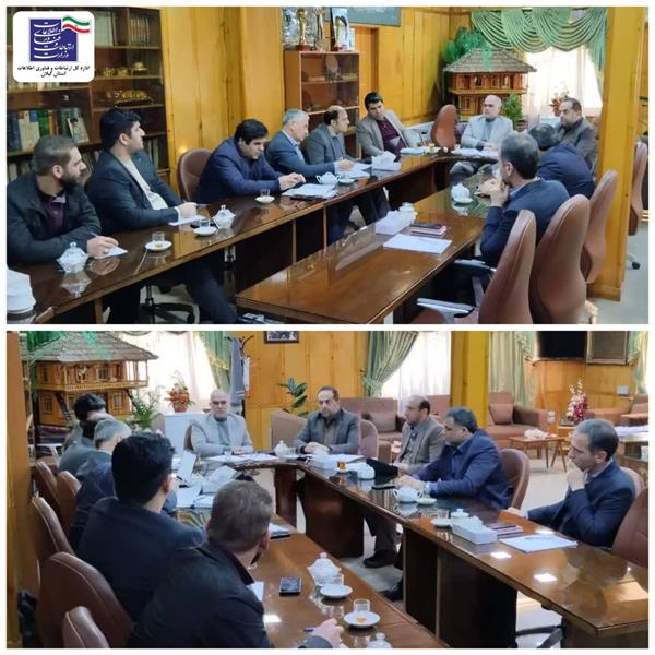 برگزاری جلسه در فرمانداری تالش در خصوص پروژه ملی فیبر نوری منازل و کسب و کارها