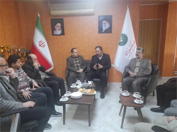 دیدار مدیرکل ارتباطات و فناوری اطلاعات استان گیلان با مدیر امور شعب پست بانک استان به مناسبت سالروز تاسیس پست بانک