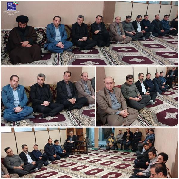 مراسم سوگواری ایام شهادت امیرالمومنین و گرامیداشت لیالی قدر با حضور مدیرکل ICT استان برگزار شد