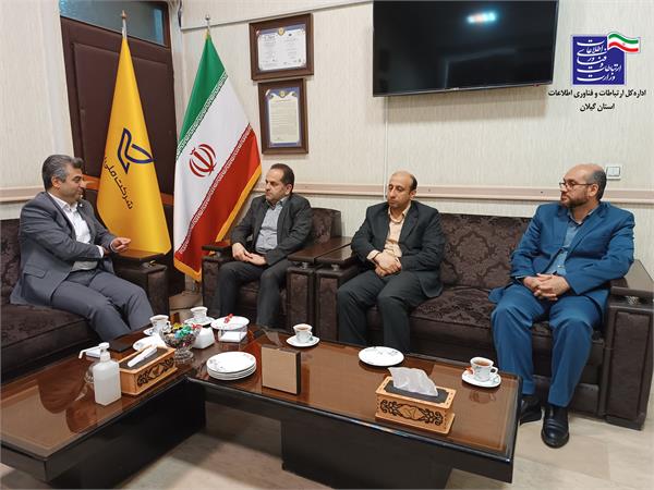 بازدید مدیرکل ارتباطات و فناوری اطلاعات استان گیلان از پست استان