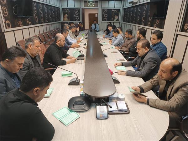 برگزاری مراسم زیارت عاشورا در اداره کل ارتباطات و فناوری اطلاعات استان گیلان